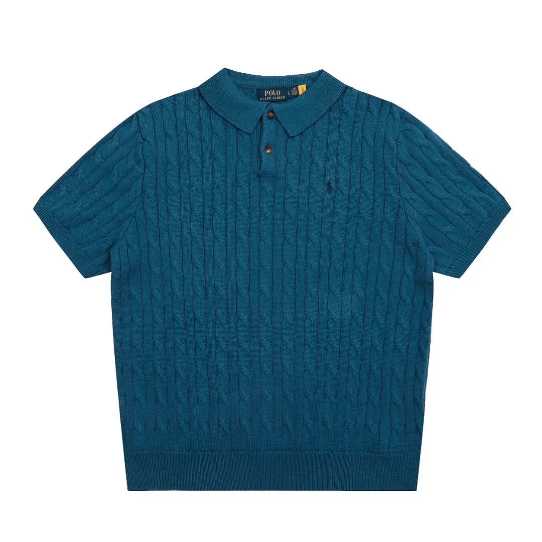 🅿️186 "Top quality" Style number: DS062# (not off the shelves all year round) [Ralph Lauren men's POLO lapel solid color pony embroidered logo knitted short sleeves] ✅Ralph Lauren Ralph Lauren classic basic lapel POLO men's all-season knitted short sleeves ✅Main supplier platform live broadcast Wholesale entity Replacement when out of stock Not off the shelf ✅ZP quality 1:1 version Scan the code to enter the GF website Counter quality ✅Details and quality are the only one in Guangzhou. Imported quality cotton yarn, focusing on high-end, cost-effective. Needless to say good quality. ✅The version restores the original version. The maximum size can be worn up to 200 pounds. Loose, comfortable and stress-free. ✅The upper body is simple and easy to match. A must-have for men. Good-looking clothes are never picky. A must-have for men's wardrobe. Size: S-XL. Color: Black, White, Gray, Khaki, Navy Blue, Gentleman's Lake Blue.